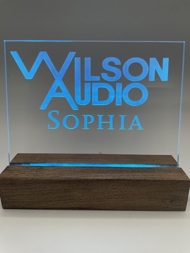 Wilson audio sophia led sign - audio,