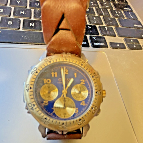 Guess quartz gold tone - gold-tone, w/m