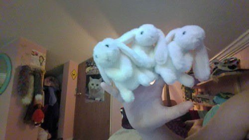 Folkmanis bunny finger puppets - finger,