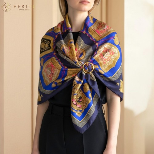 Rare vintage foulard soie - foulard, en