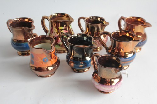 Huit pots crème faïence - huit,