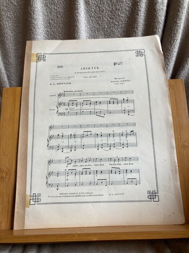 Antonio lotti ariette - antonio,