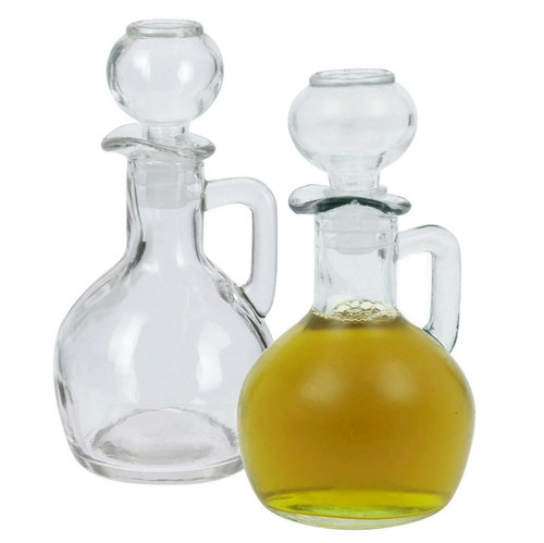 Petit verre église burette - verre,