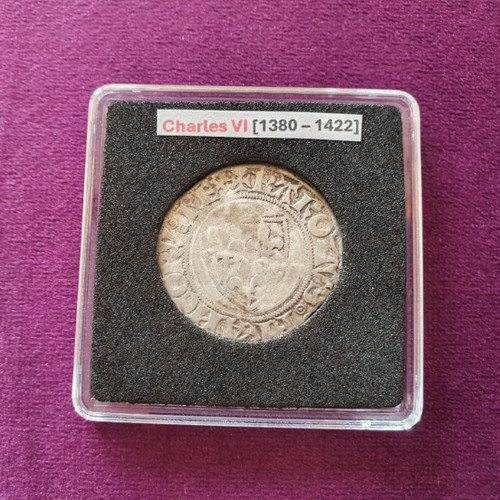 Pièce monnaie médiévale - de,