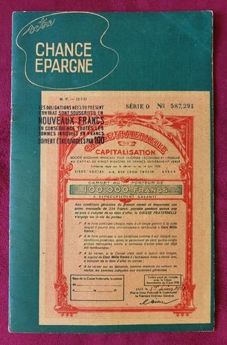 Carnet change epargne - de,