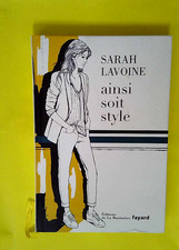 Ainsi soit style  - Sarah