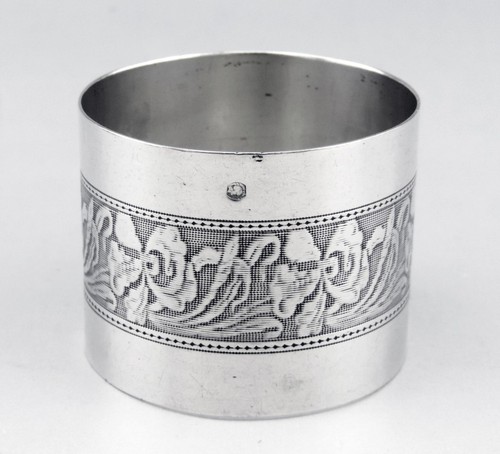 Art nouveau rond serviette - art,