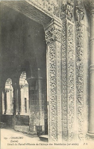 Charlieu abbaye detail - charlieu,