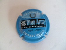 Capsule Champagne, HOTTE Thierry, Blue Army bleu, cuvée belge, N°2