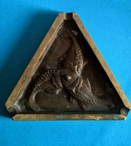 Ancien cendrier bronze - cendrier, en