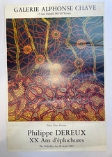 PHILIPPE DEREUX 1981 AFFICHE