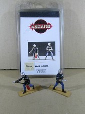 824S Rare Asgard 4321 France 2 Pompiers Extincteur + Lance Figurine H 4 cm Boite