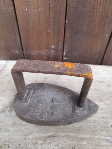 Iron washerwoman folk art - iron,