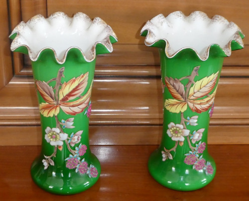 Vase collerette en - collerette, verre