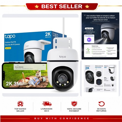Tapo c510w caméra extérieure - c510w,