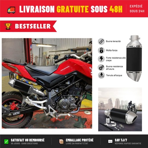 Silencieux échappement moto