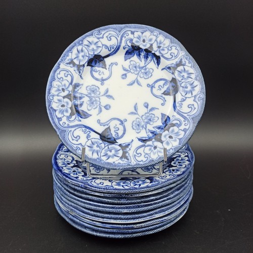 Creil montereau 11 assiettes - montereau,