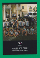 CYCLISME carte  équipe Féminine Cycliste GAUSS RDZ ORMU 2008