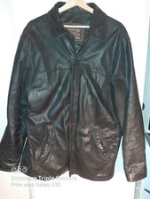 Manteau en cuir véritable –