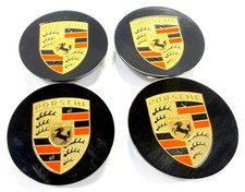 Porsche Noir Brillant, Or, et