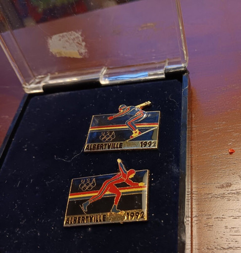 Albertville 1992 olympic pins - albertville,