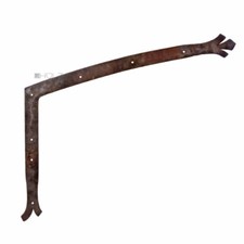 Charnière Forgée En Acier Ancienne Pour Porte À Gauche 51 X 85cm