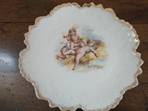 Jolie assiette porcelaine - , saxe