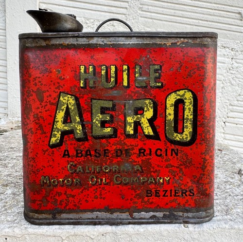Ancien bidon huile aero - bidon,