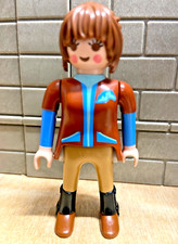 PLAYMOBIL Personnage Femme Cavalière Botte Equitation 06B CUSTOM RARE VINTAGE