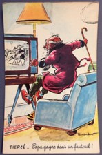 Carte postale humoristique - carte,