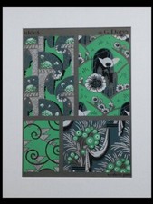 MOTIFS ART DECO - POCHOIR 1929