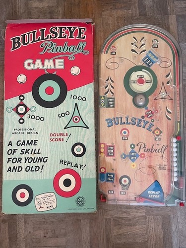 Bullseye pinball game - bullseye,