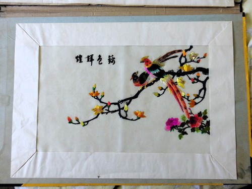 Broderie asiatique fils de - asiatique,