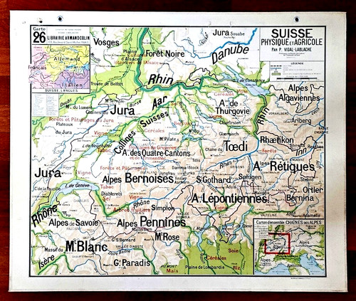 Carte scolaire vidal lablache - vidal,