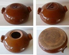 Grande tripière marmite en grès Digoin – années 30's