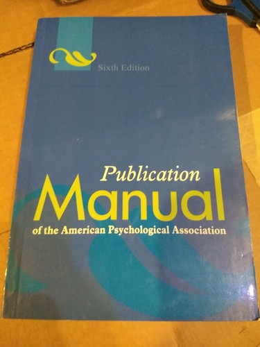 Publication manual the - manual,