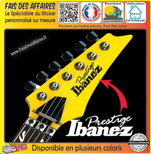 Sticker autocollant ibanez - sticker,