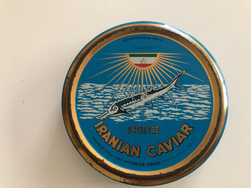 Ancienne boite caviar iran - ,