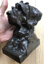 Louis Maximilien Fiot (1886-1953) Chien en bronze - Susse frères - Cire perdue