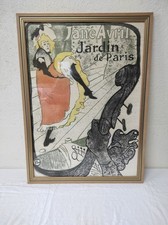Cadre 67 x 49,5cm avec Affiche, poster ANE AVRIL JARDIN DE PARIS