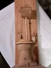 Toilette En Bois Ancienne Pour Maison De Poupée