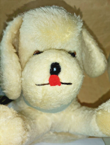 Ancienne peluche chien range - ancienne,