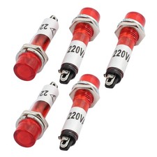 5pcs AC220V Plastique 7mm Dia