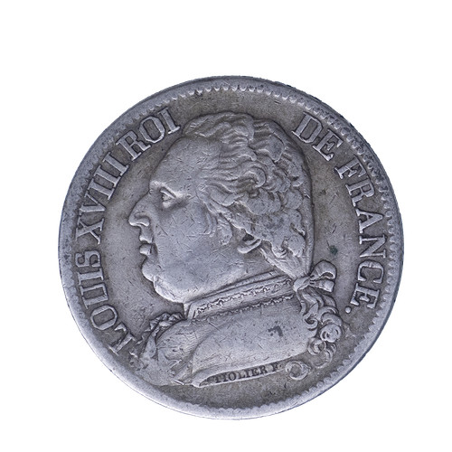 Louis xviii francs 1814 - louis,