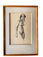 GABRIELLE KAYSER ALSACE DESSIN "NU FEMININ"JEUNE FILLE