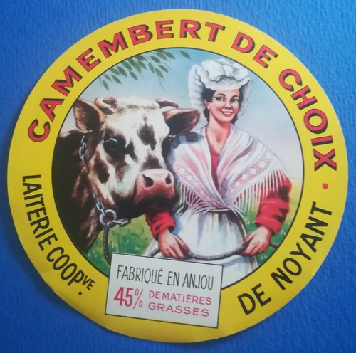 Fromage étiquette camembert - Étiquette,
