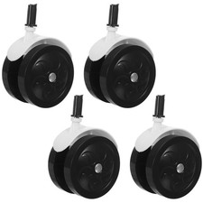  Lot de 4 roues de poussette universelles pivotantes silencieuses pour