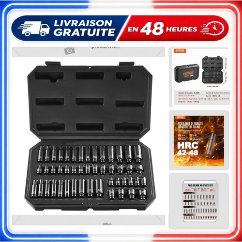 Vevor coffret douilles à - 48,