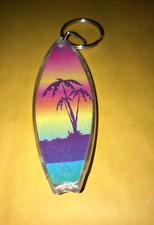Surfboard vintage Palm Tree