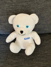 Peluche / doudou : Ourson blanc laboratoire Gallia